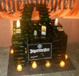 The Jaegermeister Chair - built by Chris Warburton at The Swizzle Inn in Bermuda.