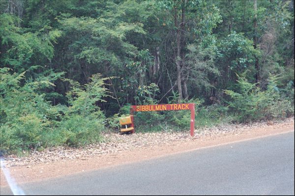 Photograph of sign of Bibbulmun Track in Western Australia - Perth.