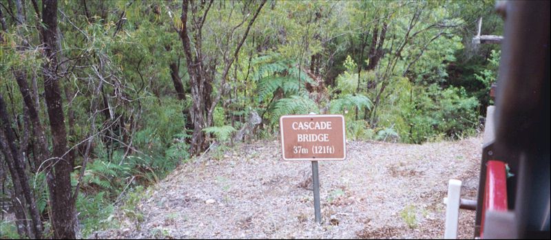 Cascade Bridge sign - photographs.