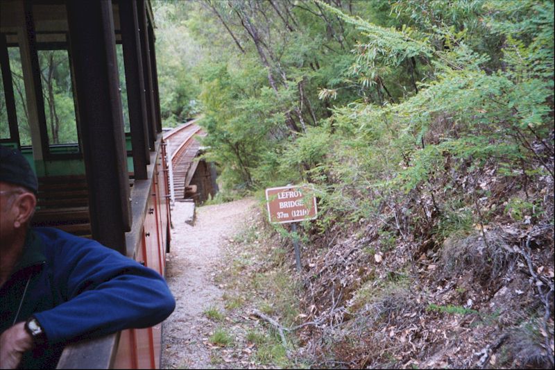 Lefroy Bridge on the Pemberton Tramway line.