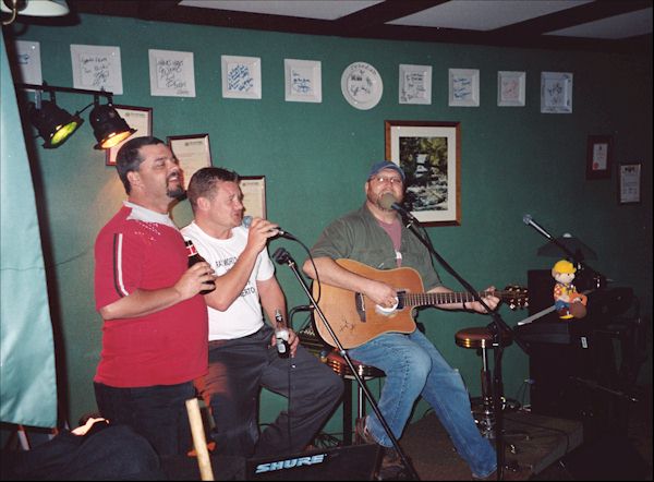 Singing and playing live music in Western Australia - Pemberton.