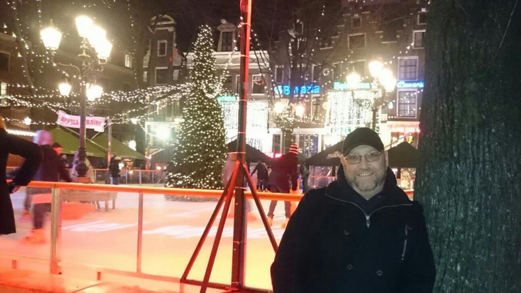 A photo by the skating rink on the Leidseplein on New Year's Day. Here's to everyone having a great 2016!