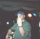 Pic of Ray Pasanen giving the finger at The Gloucester Motel.