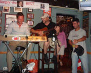 William and Ray at Swizzle Inn.  Great jamming!  photograph