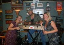Rachek, Nicole and Ray at Swizzle Inn - picture.