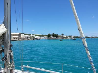 Ordnance Island in St Georges, Bermuda