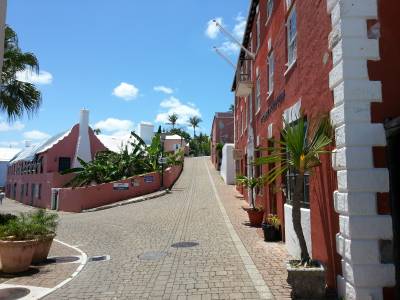 Water Street in St. Georges, Bermuda