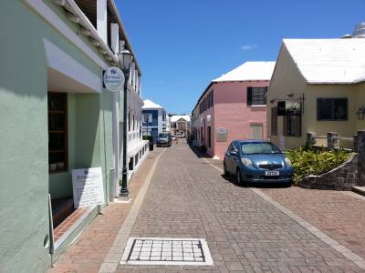 Water Street in St George's, Bermuda