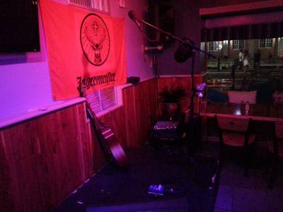 My stage at Bermuda Bistro at The Beach in Bermuda