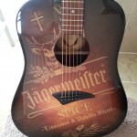 Jägermeister guitar at Bermuda Bistro at The Beach.