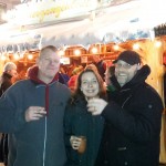 Adolf, Sarah and Ray at The Minden Christmas Market. 2015