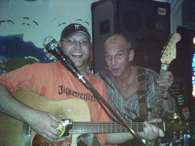 Ray and Reinhold at Maria's Taverna in Minden 32423