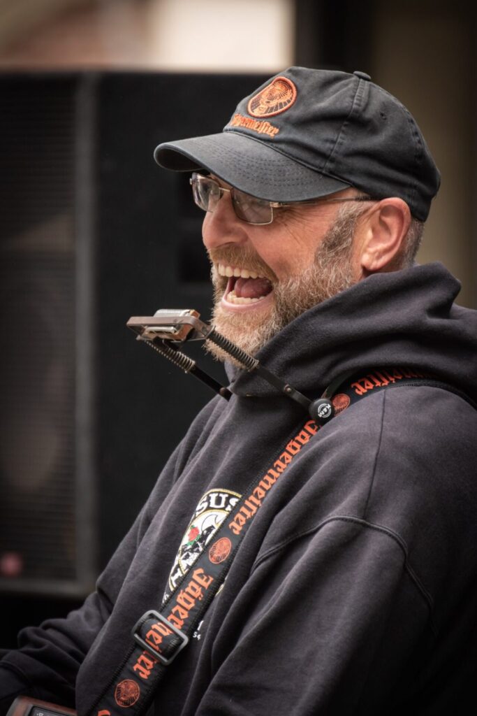 Ray Pasnen live on Martinitreppe in Minden, Germany. Foto: Heiko Hachmeister - www.hachmeister-Fotografie.de