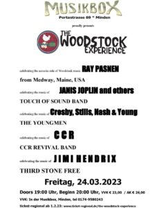 The Woodstock Experience - Musikbox Minden