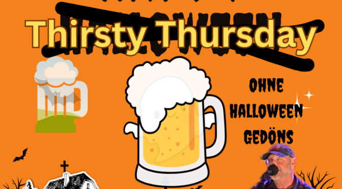 Thirsty Thursday @ ANNO – 30.10. – 19 Uhr