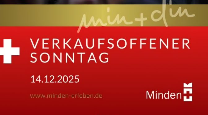 Minden Verkaufsoffener Sonntag 14.12. 13-18 Uhr