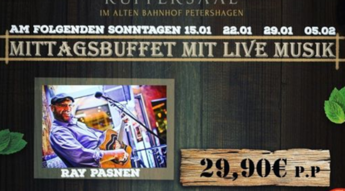 Ray Pasnen im Kupfersaal- Live-Musik Mittagbrunch