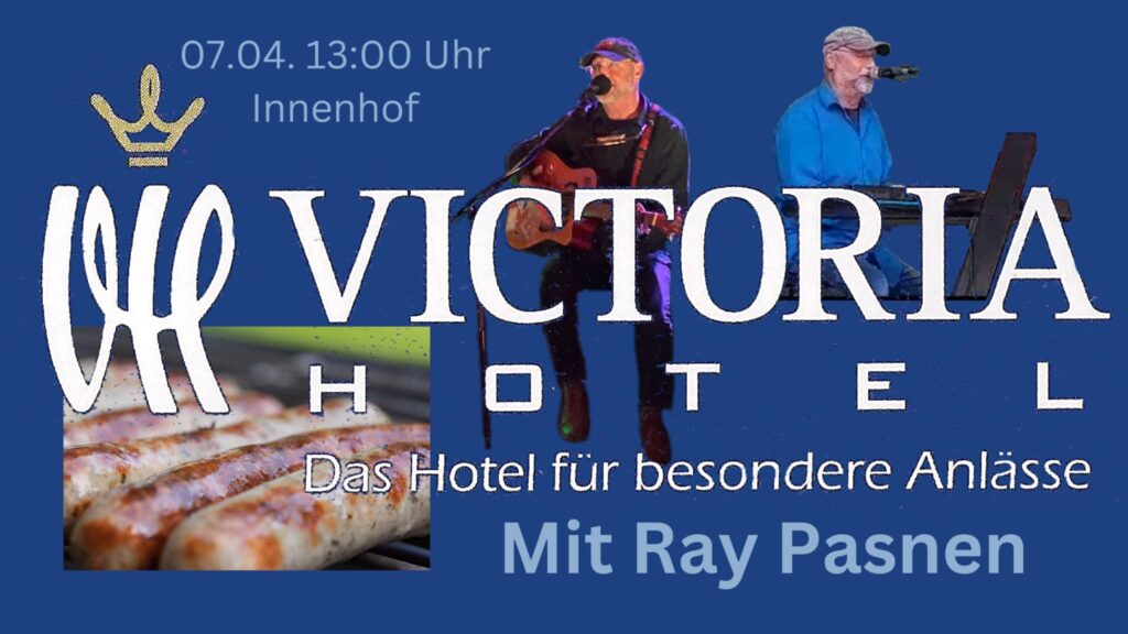 Ray Pasnen at Victoria Hotel Innenhof 07.04. 2024