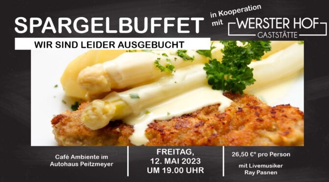 Spargelbuffet bei Autohaus Peitzmeyer